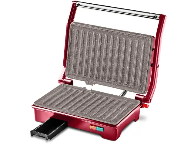 Τοστιέρα Σαντουιτσιέρα 2 σε 1 Singer SM-1310 με ισχύ 750W - Scarlet RoseSM 1310ISCR