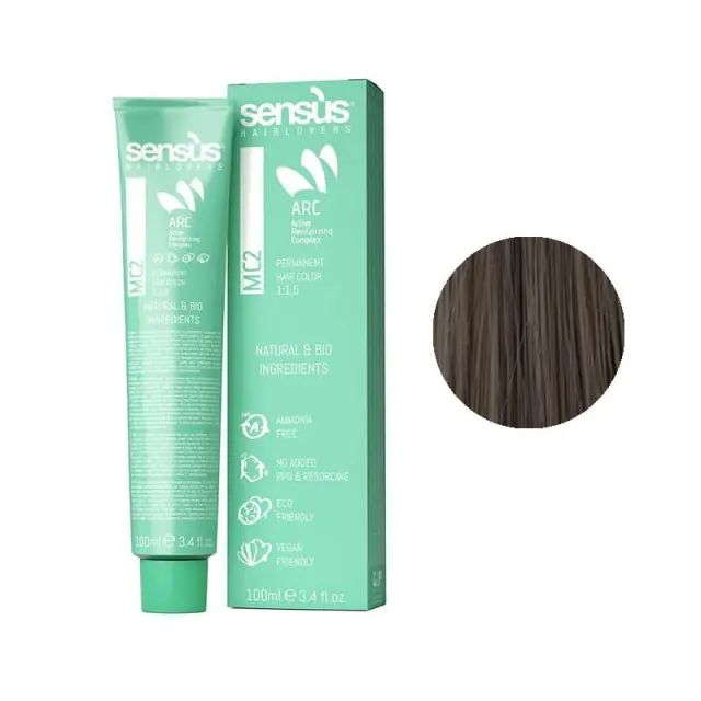 Sensus MC2 Permanent Hair Color 5.0 Light Brown 100ml - (μόνιμη βαφή χωρίς αμμωνία καστανό ανοιχτό)