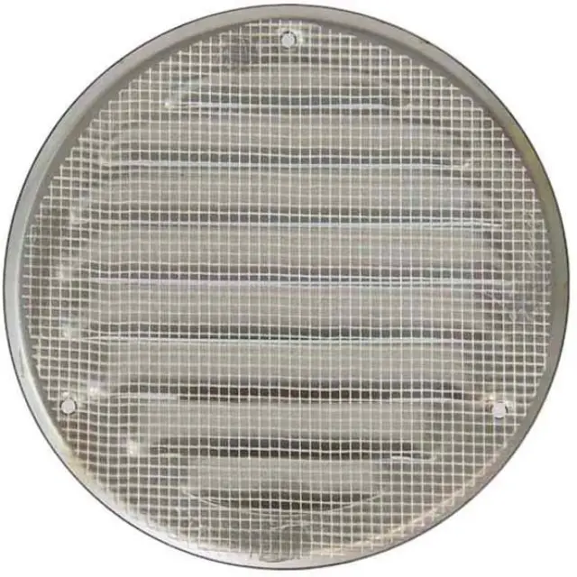 Europlast MR100i - Περσίδα Εξαερισμού Ανοξείδωτη (Inox) με Πλέγμα Προστασίας 3