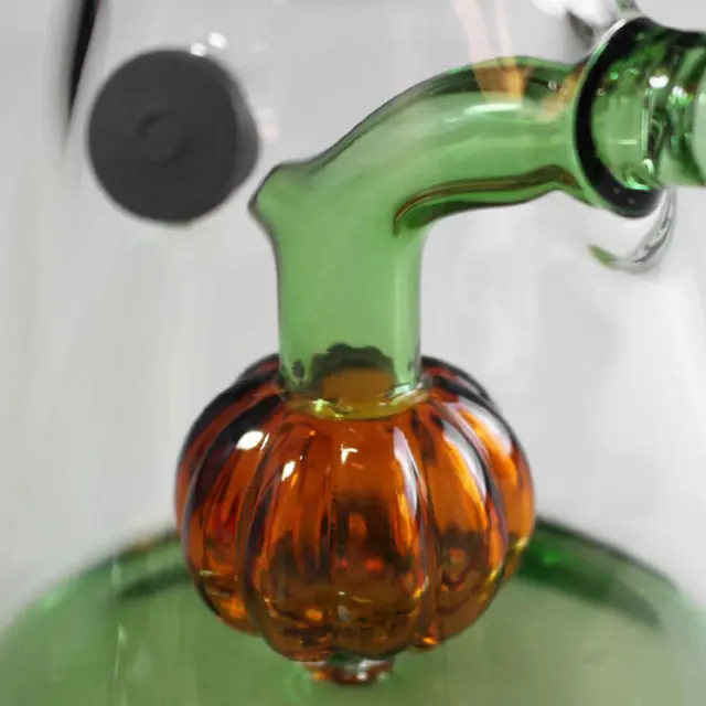 Γυάλινο OIL Bong Halloween + Percolator 19cm 3