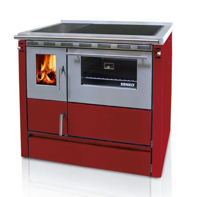 Senko SG-90 ενεργειακή σόμπα ξύλου Μπορντό 7.5kw