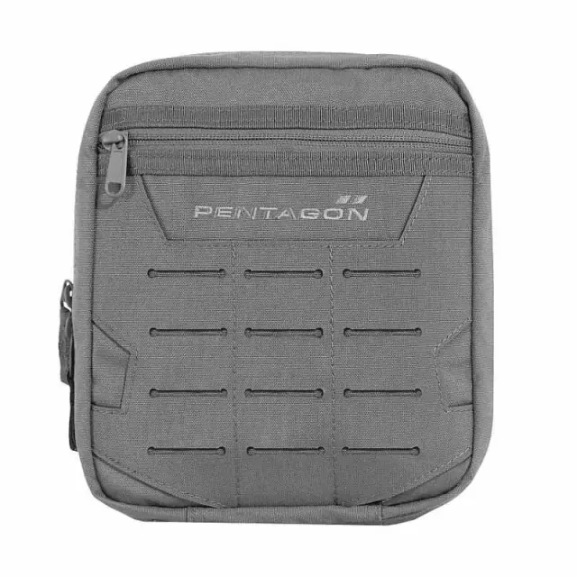 Pentagon EDC 2.0 Pouch 2.3lt-Θήκη Γενικής Χρήσης 2.3 Λίτρων - 08WG-Wolf Grey-Γκρί Ανοιχτό