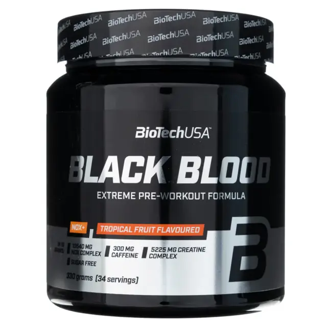 Biotech USA Black Blood Nox+ 340gr Tropical Fruit
