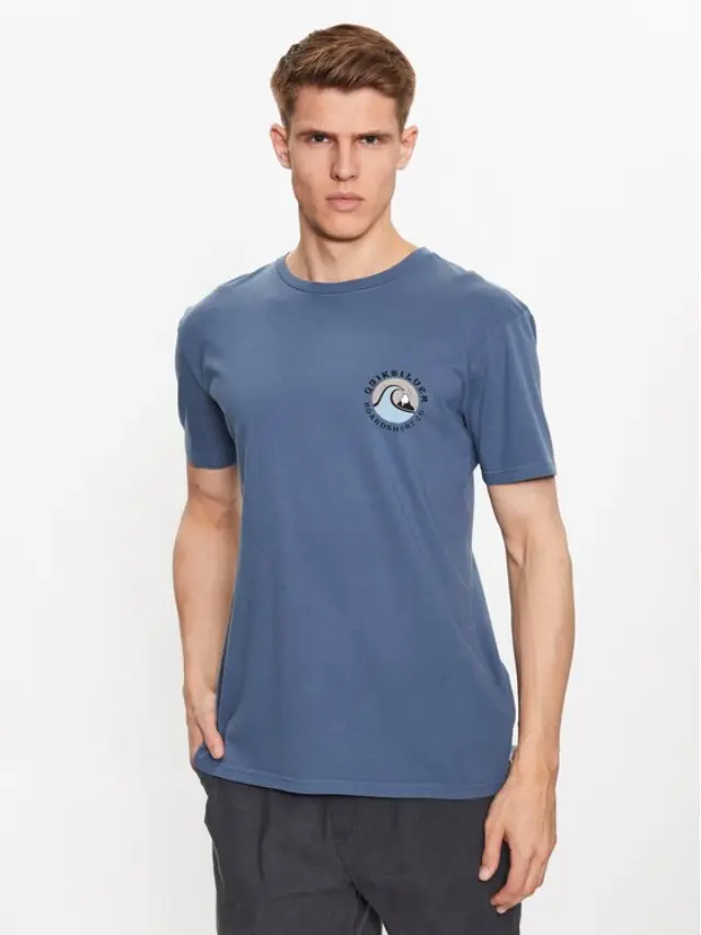 QUIKSILVER QS BUBBLE STAMP SS ΑΝΔΡΙΚΗ ΜΠΛΟΥΖΑ -BYJ0 BLUE