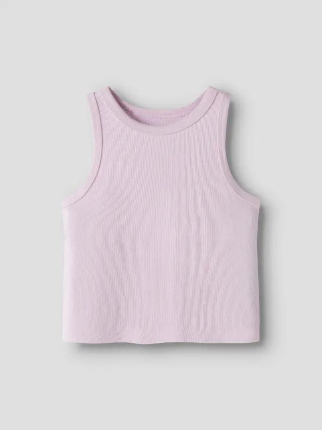 Name It Τοπ κοριτσίστικο πλεκτό Ροζ NKFNAKAL SL SHORT TOP NOOS - 13236672 3