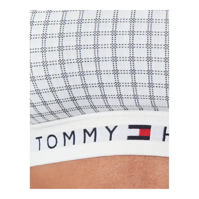 Tommy Hilfiger Γυναικείο Μπουστάκι TH Original Racerback, Χρώμα Ctb Grid Check Ivory - S 3