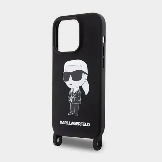Θήκη Για Iphone 15 Pro Max Karl Lagerfeld KLHCP15XSCBSKNK Μαύρο - ONESIZE