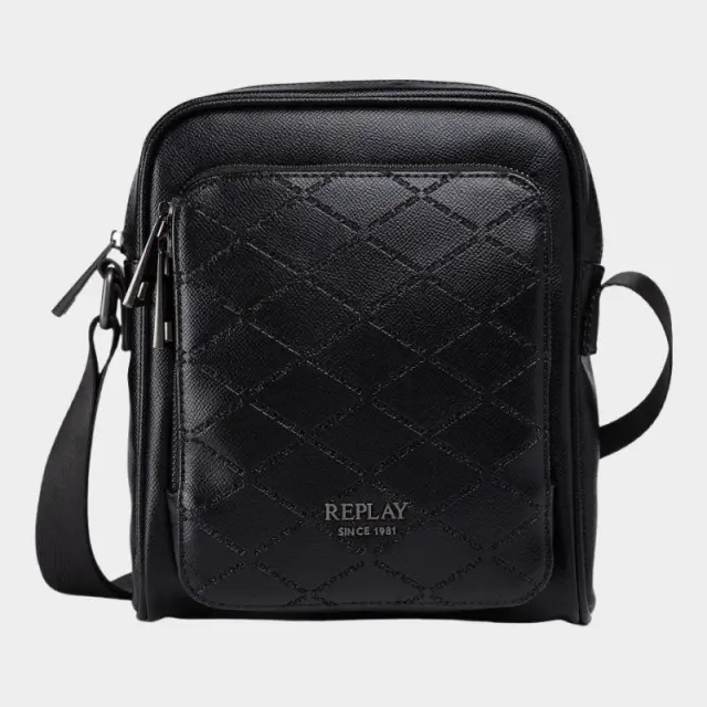 Τσάντα Ώμου / Χιαστί Μαύρη Replay FM00GC.000.A7243S-C098 Μαύρο - ONESIZE