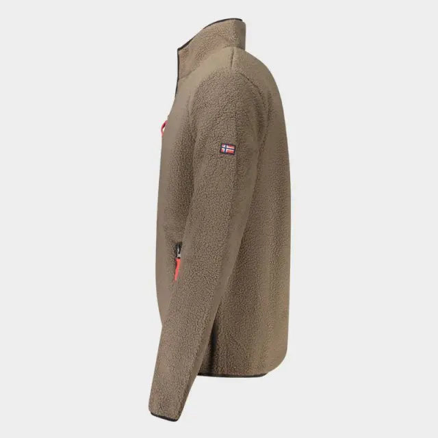Norway Nautical School - Ανδρική Ζακέτα Φούτερ Fleece 839506-FALCON Καφέ - XL 3