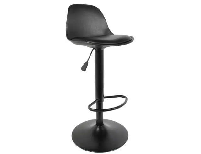 Σκαμπό μπαρ Isak Home Deco Factory με ρυθμιζόμενο ύψος και διαστάσεις 41.5x38x83cm/104cm - Black HD6215 2