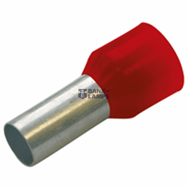 Insulated ferrule 10/12 red