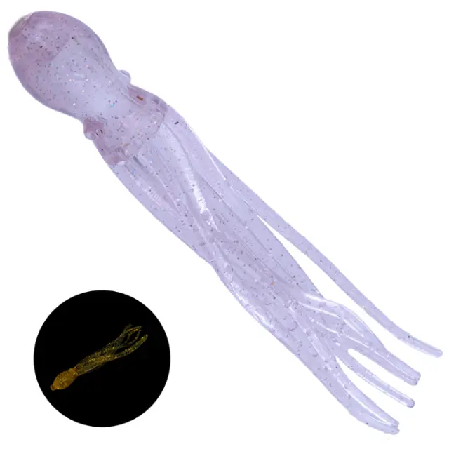 ΣΙΛΙΚΟΝΟΥΧΟ ΧΤΑΠΟΔΙ Nikko Octopus 1.5''(3.8cm) #489 - UV Orange Glow Flake