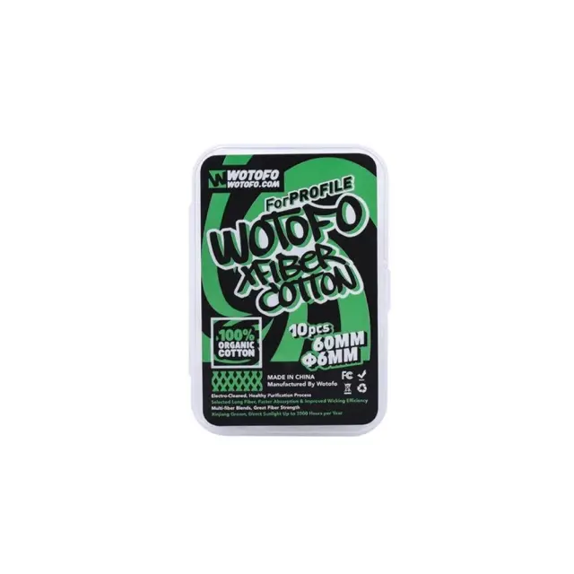 Wotofo Xfiber Cotton for Profile Φ6mm 10pcs