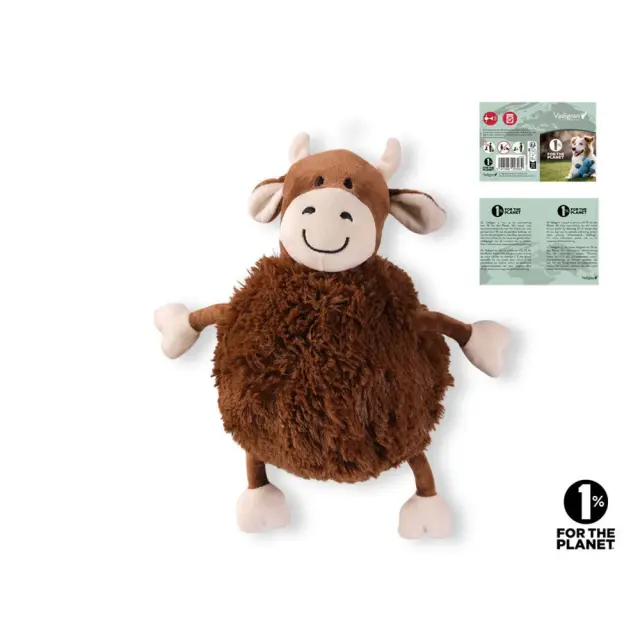 Vadigran Dog Toy Plush Belly Cow Λούτρινο Παιχνίδι 28cm 2