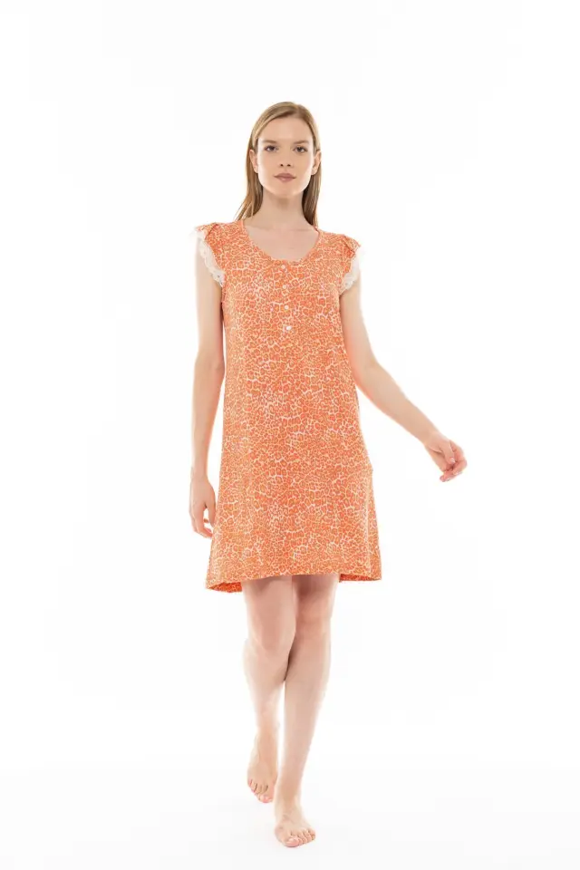 S1236 - Type - NIGHTGOWN ORANGE LEO