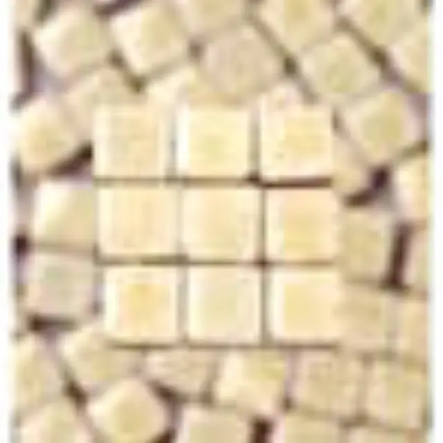 Mini Κεραμική Ψηφίδα 5x5x3mm, Pale Ivory, WW01 ~10gr ~100τεμ