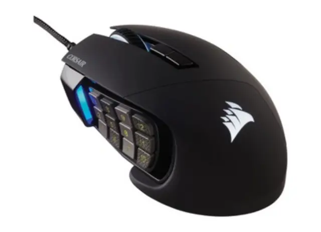 Corsair Optical Gaming Mouse Scimitar RGB Elite Moba MMO 18.000 Dpi - Black (CH-9304211-EU)