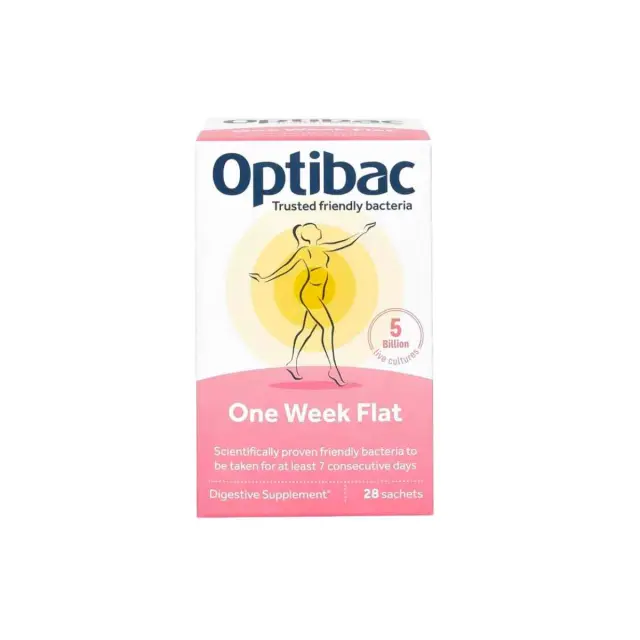 OptiBac Για Επίπεδη Κοιλιά με Προβιοτικά και Πρεβιοτικά 28 φακελίσκοι