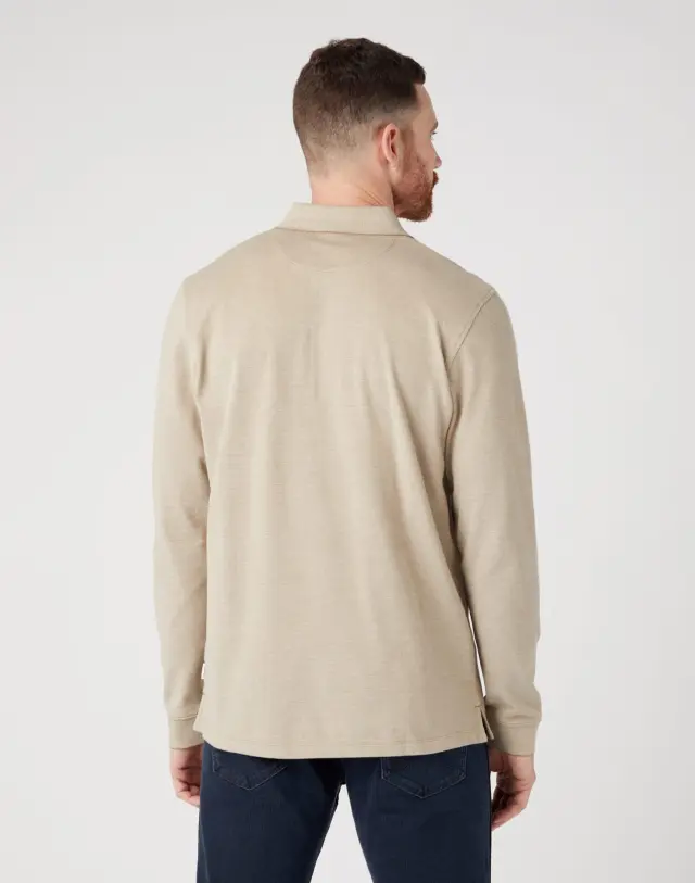 Wrangler Ανδρική Pique Polo Mπλούζα 112341120 – Beige - 3XL 2