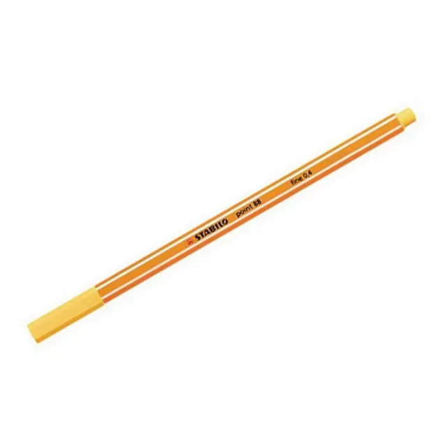 Μαρκαδόρος Stabilo Point 88 Fine 0,4mm Κίτρινο 88/44