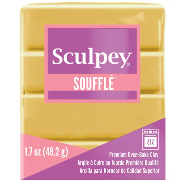 Πηλός Κοσμημάτων Sculpey Souffle - 6521 Yellow Ochre - 48gr