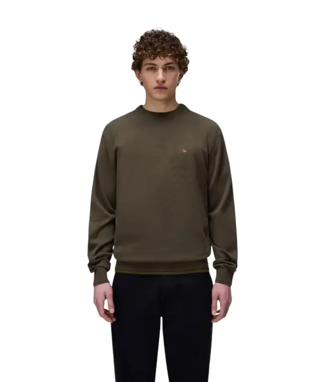 Napapijri - Ανδρικό Πουλόβερ Decatur 2.0 Relaxed Fit NP0A4G5W-G3A Λαδί - 2XL