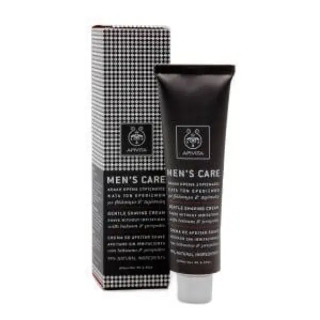 Apivita Men's Care Απαλή Κρέμα Ξυρίσματος κατα των Ερεθισμών με Προπόλη και Βάλσαμο, 100ml