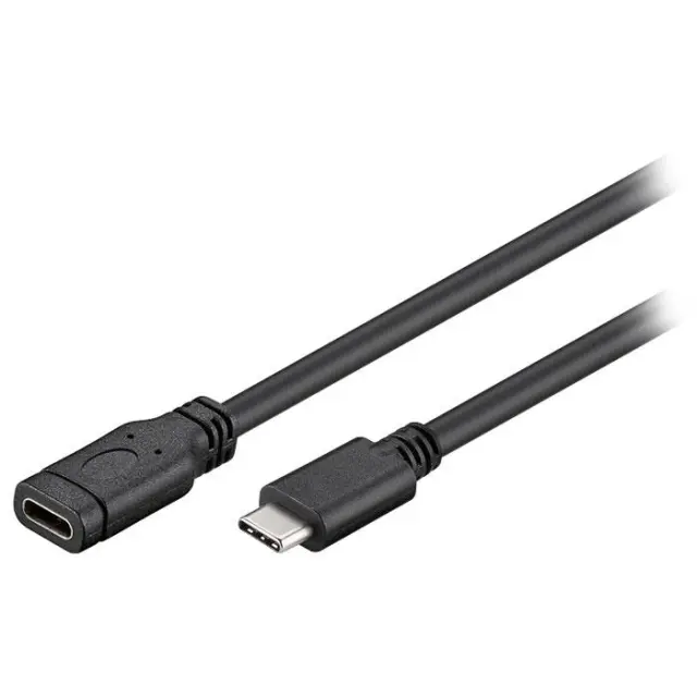 Καλώδιο-προέκταση USB 3.1 Type-C αρσ. - USB 3.1 Type-C θηλ. 1,0m.