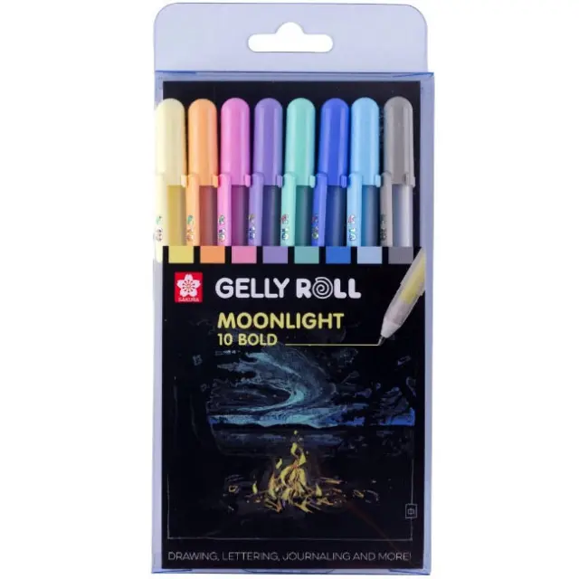 Σετ 8 Gel Στυλό Sakura Gelly Roll Moonlight Pastel