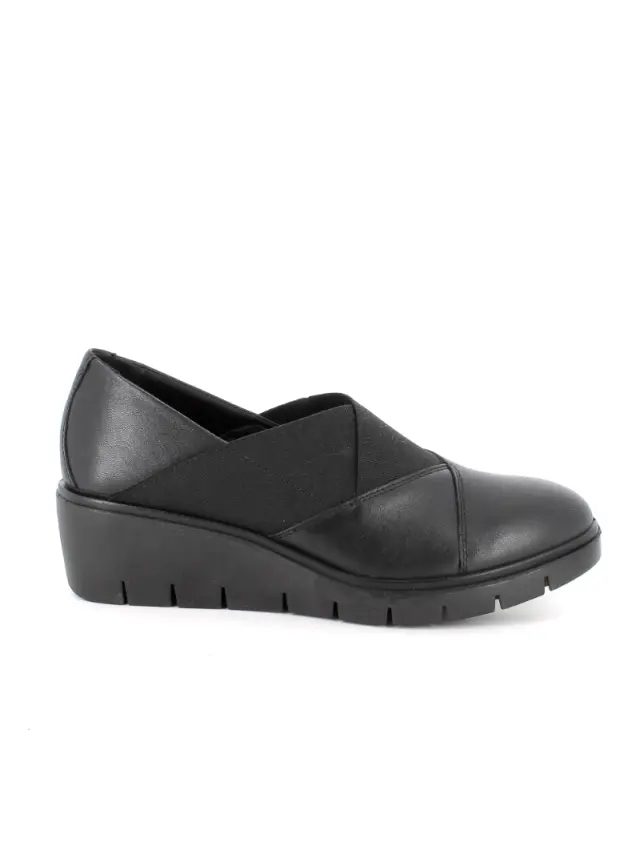 Imac Μοκασίνια-Loafers Γυναικείο δέρμα Μαύρο IMA/855470 NERO 3