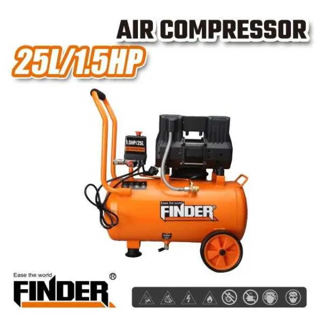 Αεροσυμπιεστής 25L/1.5HP - 198378 - Finder 2