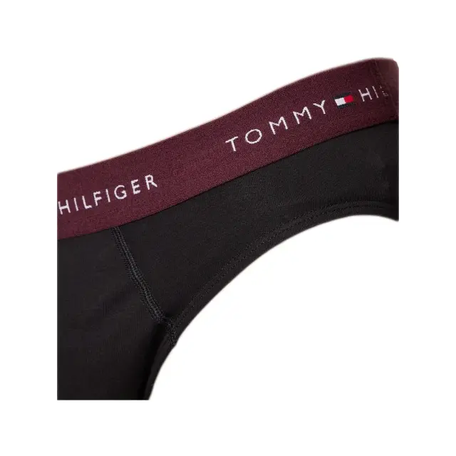 Tommy Hilfiger Ανδρικό Slip Signature Logo Waistband Briefs - Τριπλό Πακέτο, Χρώμα Dp Brg-Blu Com-Des Sky - S 3