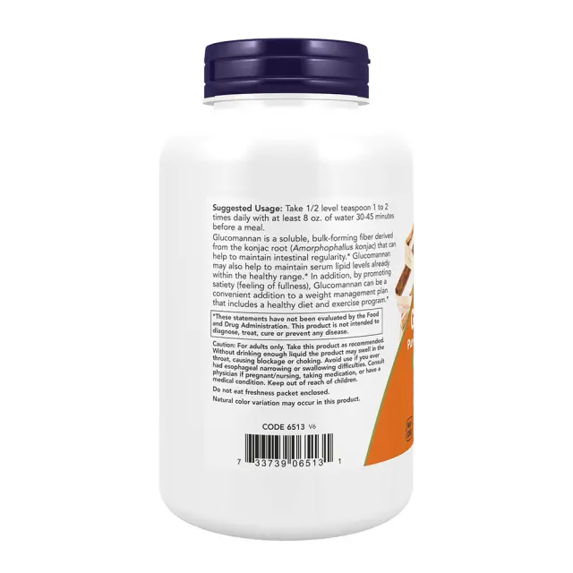 Now Foods Glucomannan Pure Powder 3