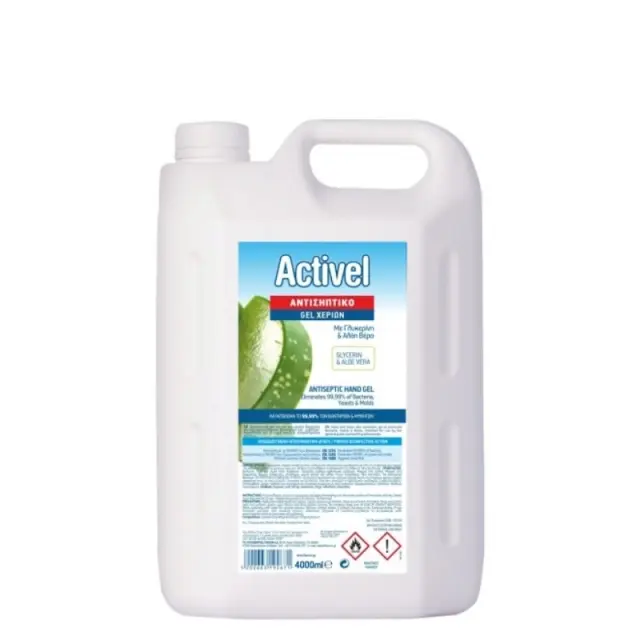 Farcom Activel Plus Gel Καθαρισμού Χεριών 4L Ήπια Αντισηπτική Δράση