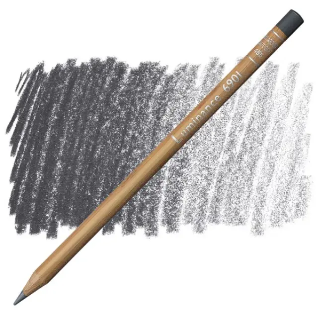 Ξυλομπογιά Caran d'Ache Luminance - 495 Slate Grey