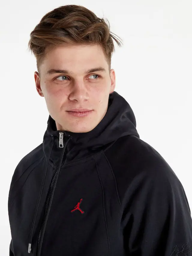 Jordan Essentials Warmup Ανδρικό Μπουφάν DJ0886-010 Μαύρο 3