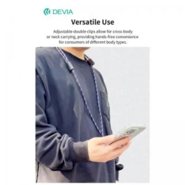 Καλώδιο Σύνδεσης USB 2.0 Devia EC428 Woven Adjustable Lanyard USB C σε USB C PD 60W 1.6m Cable Pro5 Ροζ N68600 3