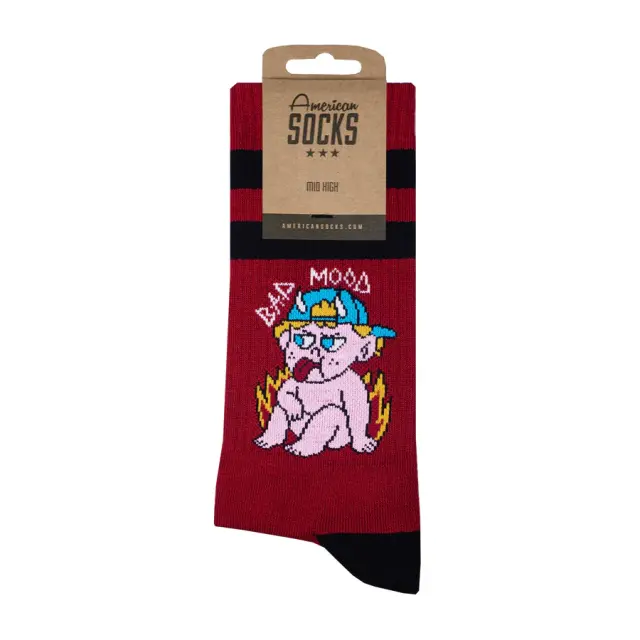 AMERICAN SOCKS Mid High Bad Mood 2