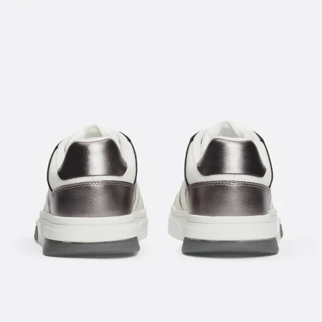 Tommy Hilfiger - Γυναικεία Sneakers Th The Brooklyn Metallic EN0EN02591-TRH Λευκό - 41 3