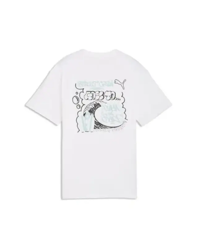 Puma T-shirt Mid90s White 692119-02 - 128 2