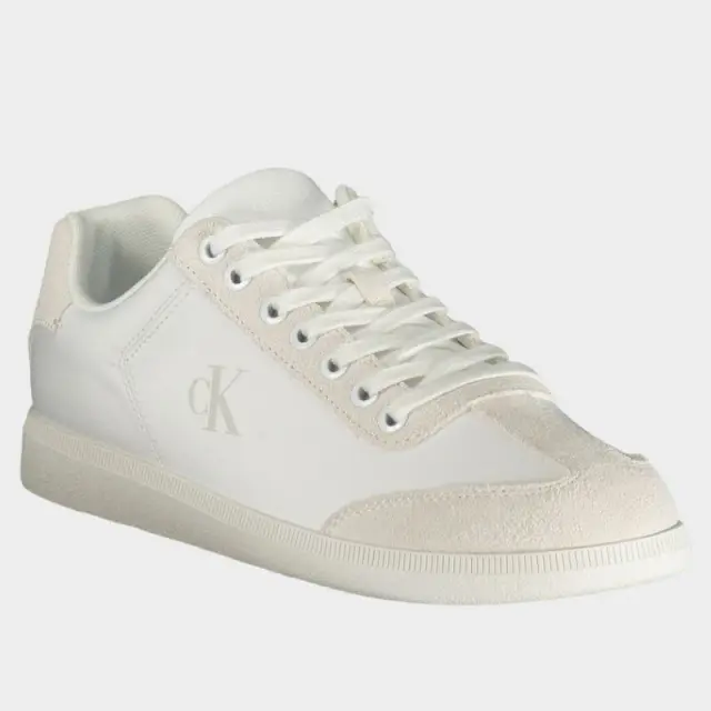 Calvin Klein - Ανδρικά Sneakers Low Cupsole Laceup Su HM0HM02069-0K4 Λευκό - 46 2