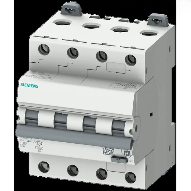 RCBO, 6 kA, 4-pole type A, 30 mA, C char, In: 32 A Un: 400 V