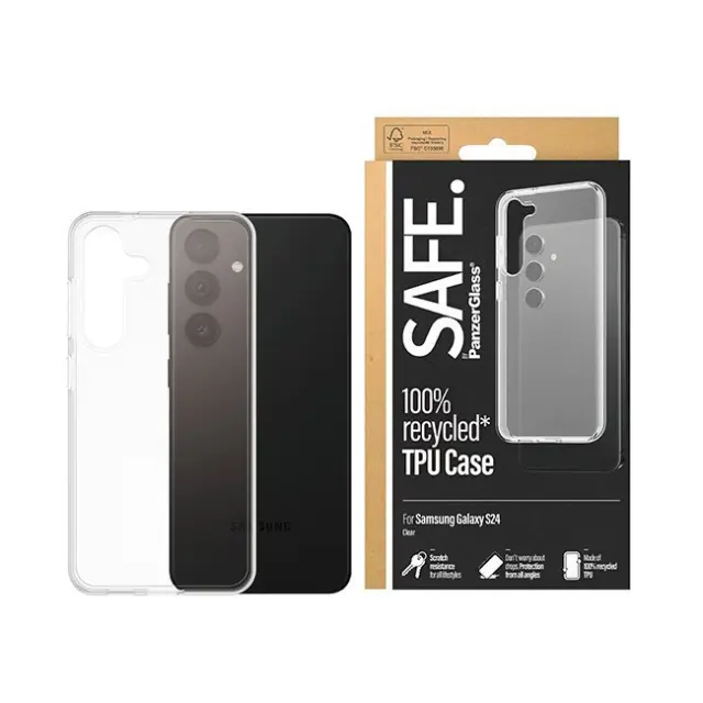 PanzerGlass Θήκη Κινητού Galaxy S24 SAFE Hardcase Clear