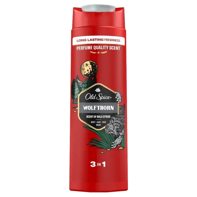 Old Spice Wolfthorn Shower Gel Αφρόλουτρο Ανδρικό 400ml