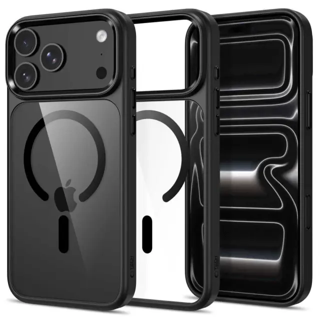 Tech-protect Magmat Magsafe Cc Iphone 17 Pro / 18 Pro Black/clear