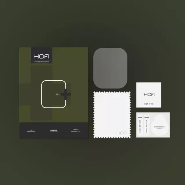 Hofi® Hybrdid Glass Pro+ Tempered Glass Αντιχαρακτικό Γυαλί Για Apple Watch Ultra 49mm- Clear 2