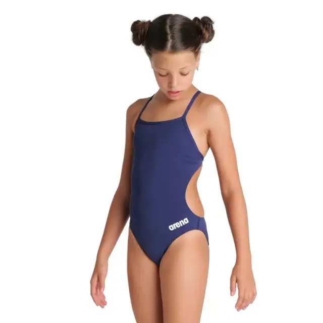 Arena Girl's Team Challenge Swimsuit Μπλε Σκούρο 004765-750 (Arena)