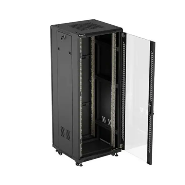 Lanberg Καμπίνα Rack 19" 32U 600X600 Black (FF01-6632-12B)