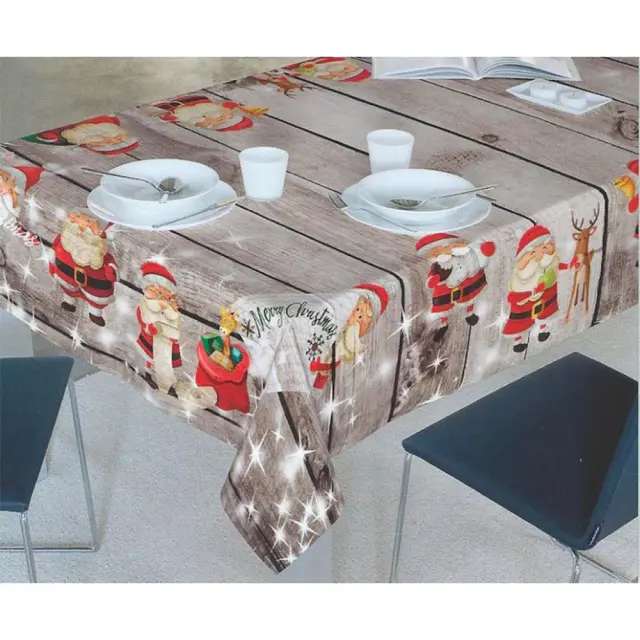 Τραπεζομάντηλο 150x200cm Vassiliadis Santa Clause Happy