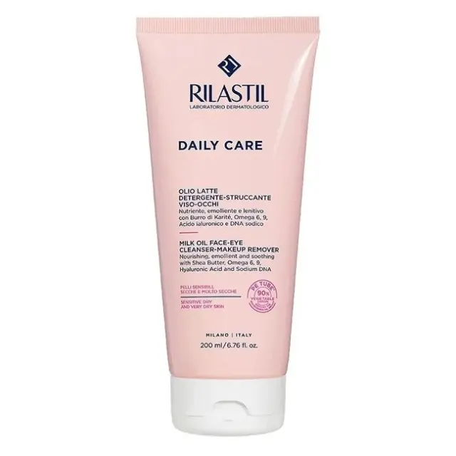 Rilastil Daily Care Milk Oil Απαλό Καθαριστικό Προσώπου 200ml